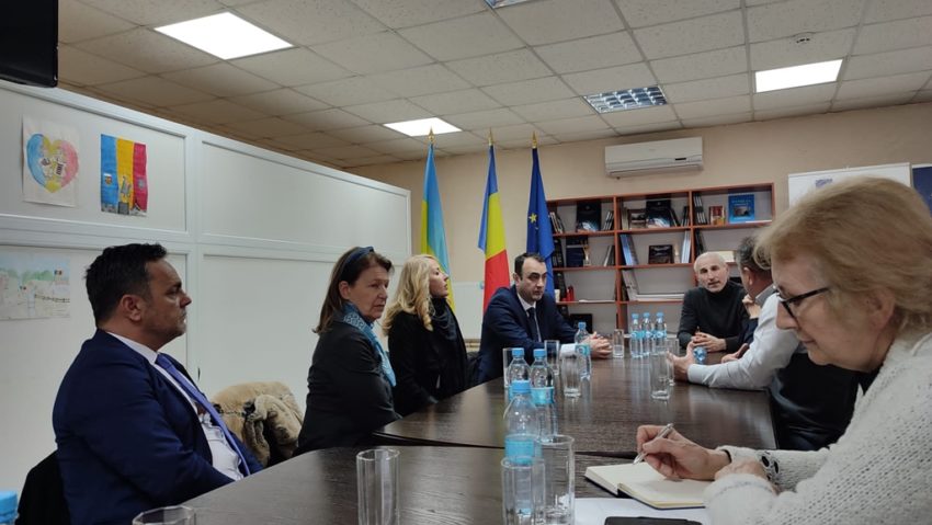 Baroneasa Emma Nicholson, vizită-fulger la punctul de trecere a frontierei Sighetu Marmației