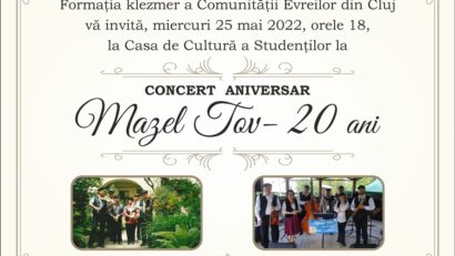 Formația klezmer ”Mazel Tov” din Cluj, la 20 de ani!