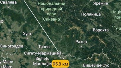 Localitate din Transcarpatia, bombardată de ruși, la 95 km de Sighet
