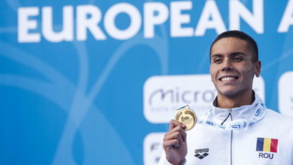 David Popovici a fost votat cel mai bun înotător european al anului 2022
