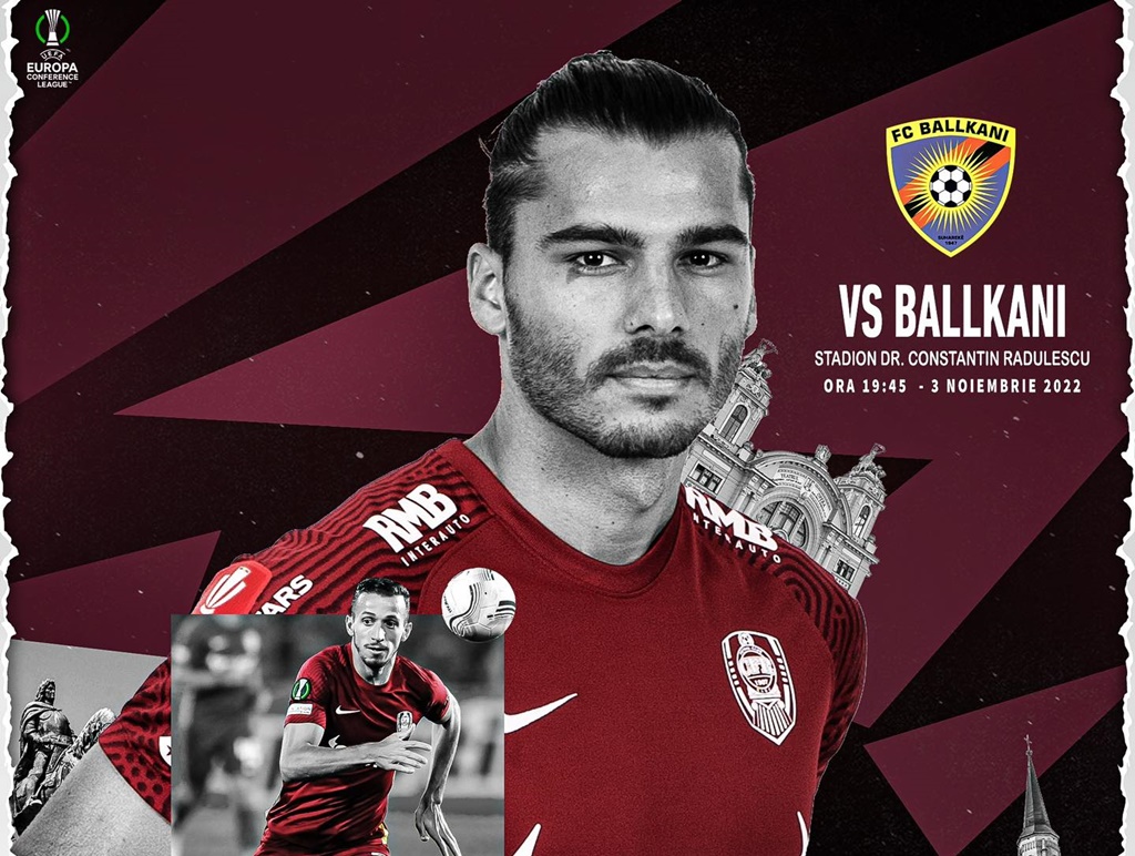 Radio Cluj transmite meciul dintre CFR și FC Ballkani
