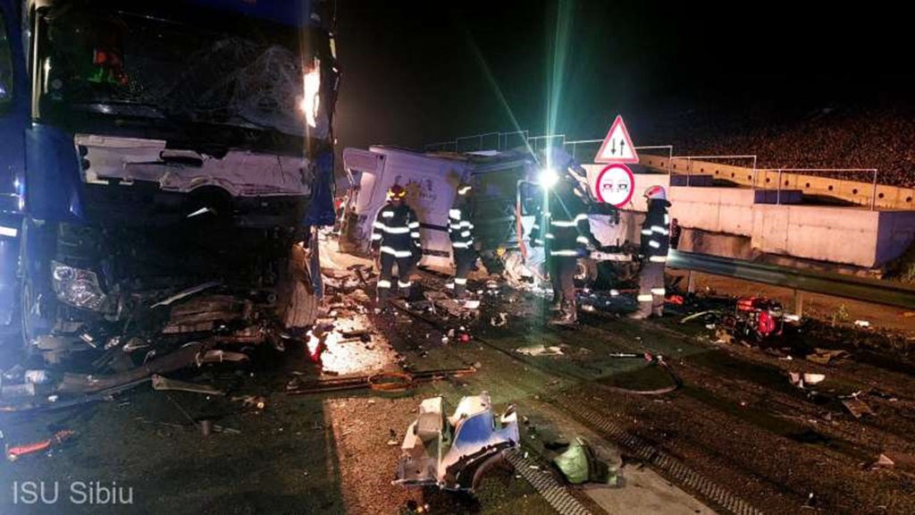Doi bărbați decedați într-un accident pe autostrada A1