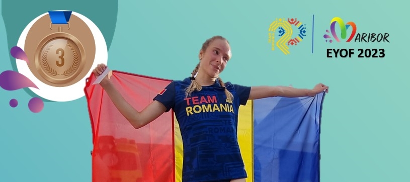 Prima medalie la Festivalul Olimpic al Tineretului European 2023