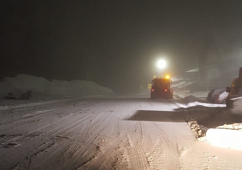 Ninsori abundente în zona montană a Maramureșului