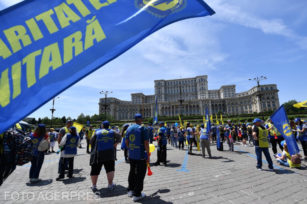 Proteste ale personalului din Ministerul Sănătății