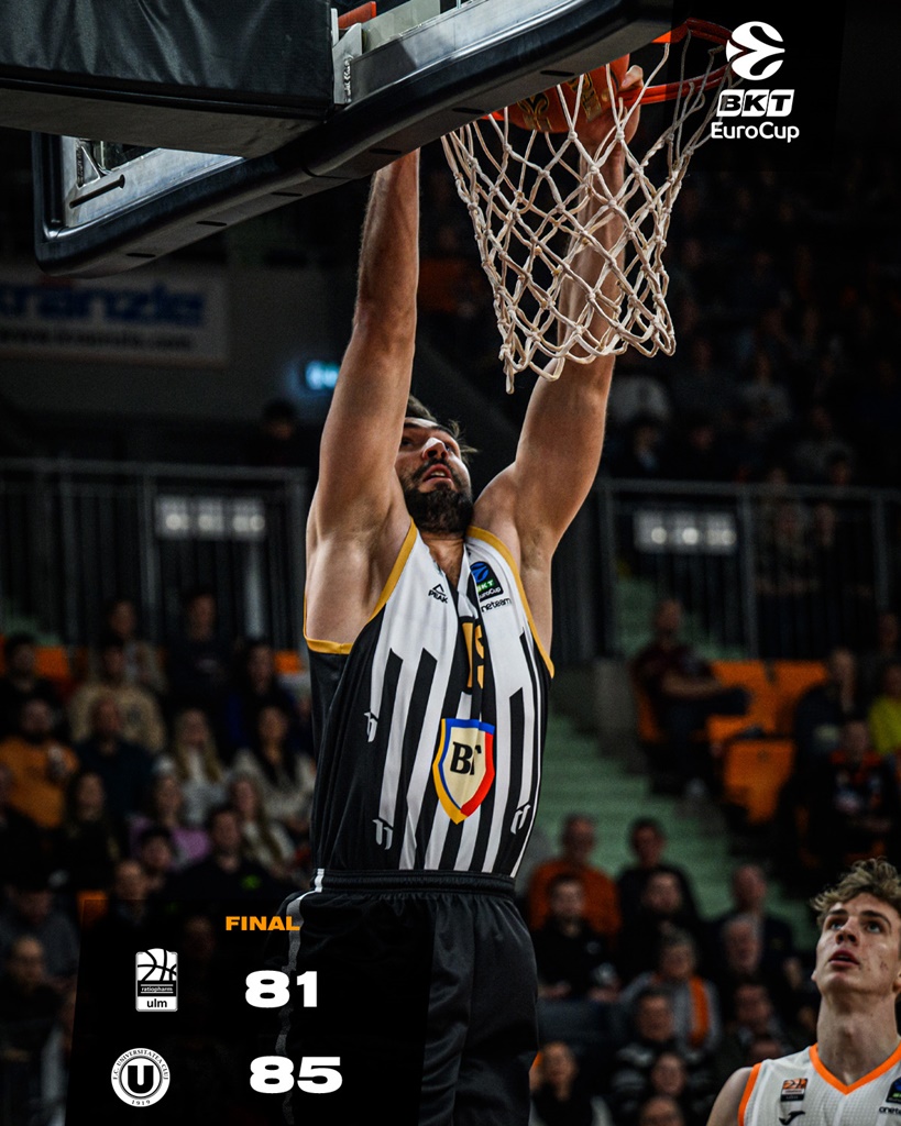 U-BT continuă seria evoluțiilor excelente din EuroCup
