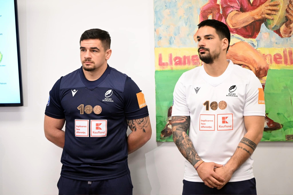 Federaţia Română de Rugby a prezentat noile tricouri ale echipei naţionale