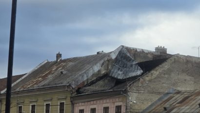 Vântul puternic a provocat pagube în Sighet