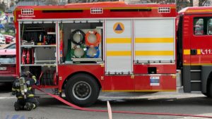 Incendiu într-un apartament din Beclean