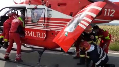 Accident grav la Păltiniș: pasager pe ATV, rănit și transportat cu elicopterul | UPDATE