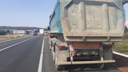 Traficul greu, tot mai rar după deschiderea tronsonului de centură