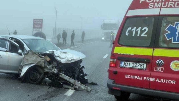 Aproape 1.300 de persoane au murit în 2025 în accidente rutiere