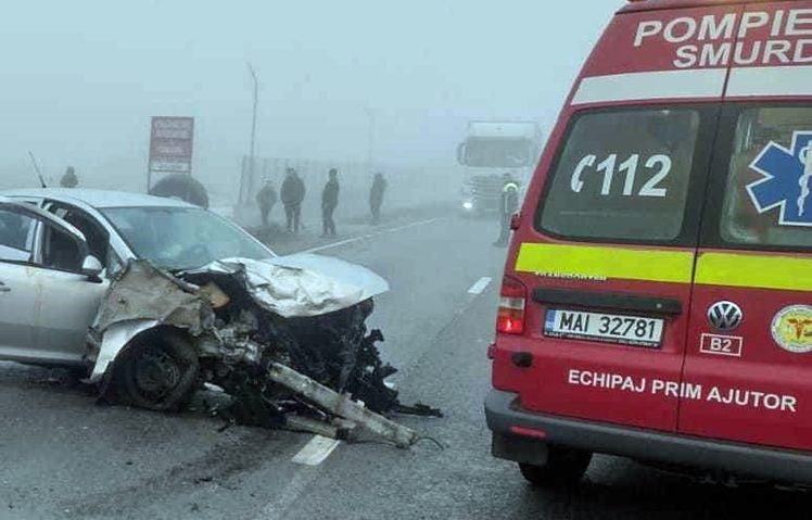 Aproape 1.300 de persoane au murit în 2025 în accidente rutiere