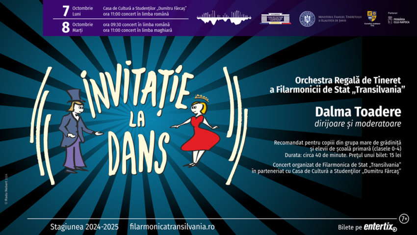 „Invitație la dans” primul concert pentru copii la Filarmonică „Invitație la dans” primul concert pentru copii la Filarmonică
