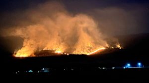 Incendii de vegetație în nordul Franței