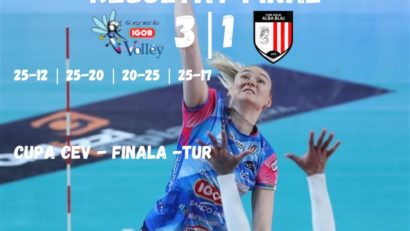 Volei Alba Blaj a pierdut turul finalei Cupei CEV
