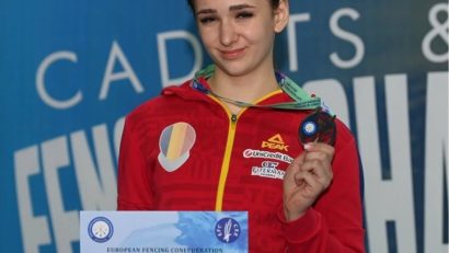 Amalia Covaliu, medaliată cu aur la CM de scrimă pentru cadeți