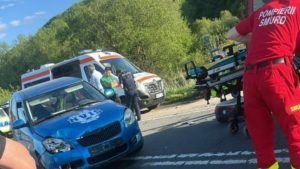 Accidentat în scaun rulant