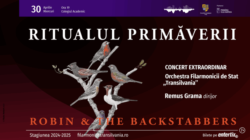Concert extraordinar Robin and the Backstabbers – Ritualul primăverii