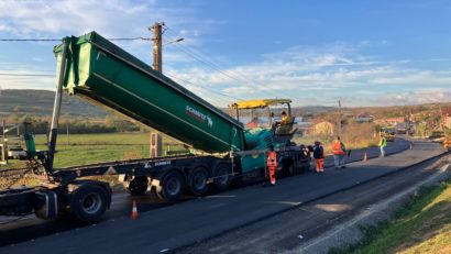 Drumul județean 108A, ce leagă Maramureș și Sălaj, în reabilitare
