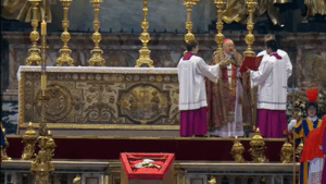 Sicriul Papei Francisc, depus în Bazilica Sfântul Petru