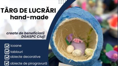 Târg de lucrări hand-made, create de persoane aflate în nevoie
