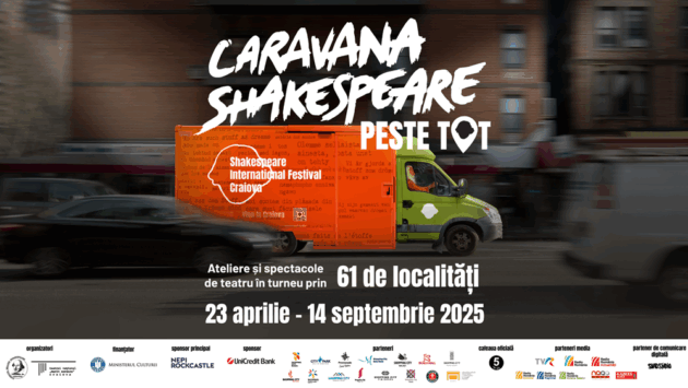 Caravana „Shakespeare – peste tot” ajunge în Bihor