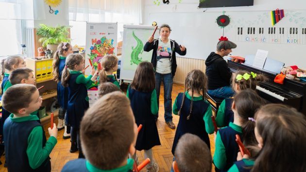 Classic for Kids, proiectul de educație muzicală pentru copii, ajunge la Cluj