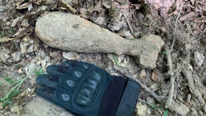 Bombă din al Doilea Război Mondial, în pădurea de lângă Băile Felix