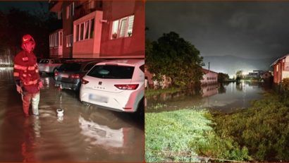 Locuințe inundate în Cluj-Napoca și Florești – ISU a intervenit azi noapte!