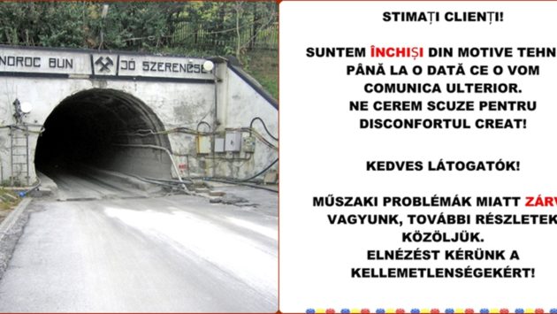 Salina Praid a fost închisă