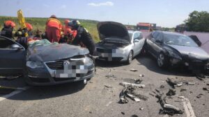 Grav accident rutier: un copil și o femeie, în stare gravă