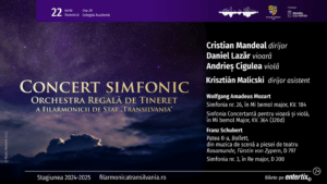 Concert simfonic – Orchestra Regală de Tineret a Filarmonicii de Stat „Transilvania”