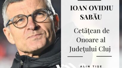 Ioan Ovidiu Sabău, cetățean de onoare al Clujului