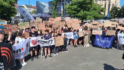 Bursele scad, nemulțumirea crește! Protest al studenților în centrele universitare | UPDATE/ AUDIO
