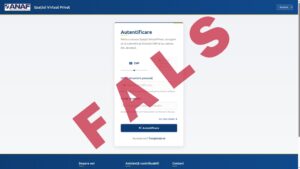 ANAF avertizează asupra unui site fals care colectează date personale!