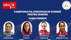 România, locul 13 la sabie feminin la Europenele de la Genova