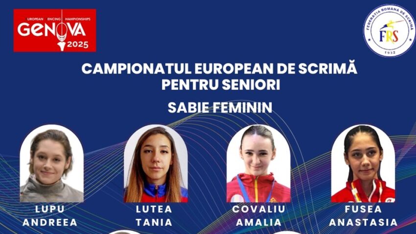 România, locul 13 la sabie feminin la Europenele de la Genova România, locul 13 la sabie feminin la Europenele de la Genova