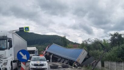 Circulație îngreunată pe DN1 – E60 în zona Ciucea