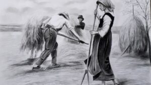 Scene din viața satului românesc, în expoziția ”Tradiții”