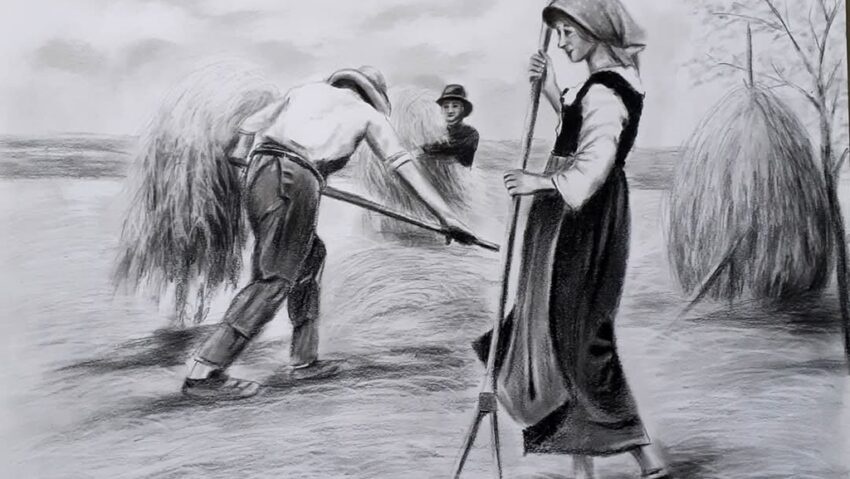 Scene din viața satului românesc, în expoziția ”Tradiții” Scene din viața satului românesc, în expoziția ”Tradiții”