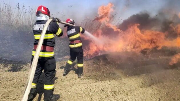 Incendiu de proporții în județul Bihor