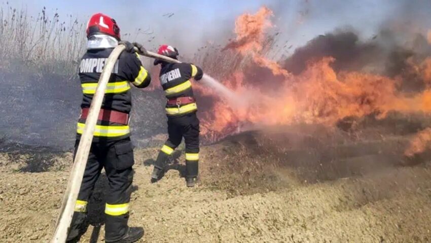 Incendiu de proporții în județul Bihor Incendiu de proporții în județul Bihor