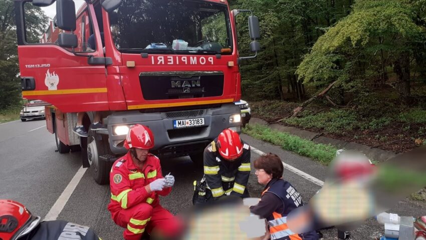 Două accidente grave în județele Cluj și Bihor