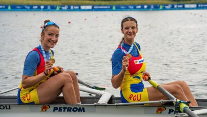 Aur și bronz pentru România la canotaj
