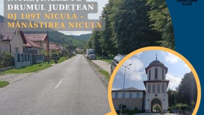 Drumul spre Mănăstirea Nicula, reabilitat înainte de Hramul Adormirii Maicii Domnului