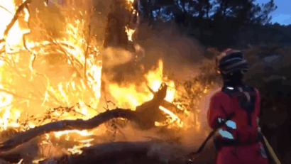 Incendiile fac ravagii în Spania