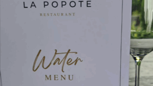 Apă la preț de vin, servită cu stea Michelin