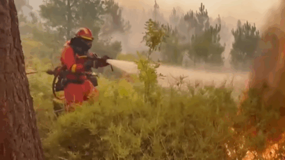 Pompieri români, în lupta cu incendiile devastatoare din Spania