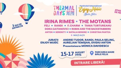 Thermal Days 2025 – trei zile de muzică live în Băile Felix